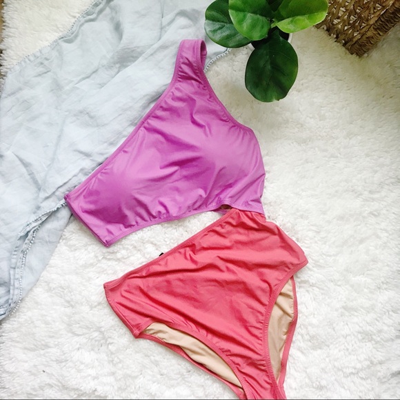 J. Crew Other - J. Crew Eco One-shoulder Cutout One-piece Swimsuit